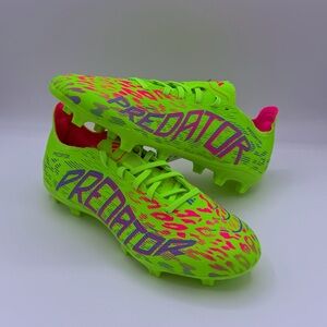 Adidas Predator League FG/MG Cleats Green Soccer Men 8 / Women’s 9